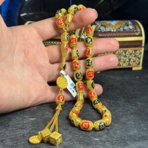 Gümüş Altın Rodajlı Rulet Tesbih