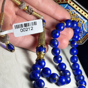 Lapis Lazuli Doğal Taş – Nakkaş İmame Tasarımlı Tesbih